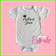 ∏ Personalized crown boy ( baby onesie )
