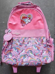 Smiggle 獨角獸拉桿書包 有碌書包