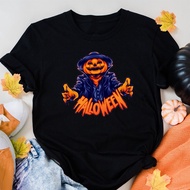 Halloween UNISEX  T-shirt Black Tees Halloween Party Tops Sisters T Shirt Tops