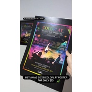 Coldplay MOTSWT Singapore 2024 Concert Poster