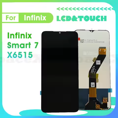 X6515 6.6"Tested For Infinix Smart7 lcd X6515 LCD Touch Display Digitizer Assembly Replacement Scree
