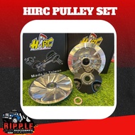 HIRC PULLEY SET FOR NMAX/AEROX/M3/GRAVIS/GEAR/FAZZIO/MSI/MIO/CLICK/BEAT FI/PCX160
