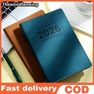 hewoodfameing 1Pcs Wear-resistant Bookmark 365 Days Efficiency Notebook 2026 A5 Schedule Planner Not