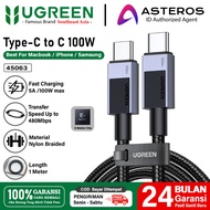 UGREEN Data Cable Type C to Type C 3.0 E-Marker Chip Data Cable Fast Charging 100W / 60W