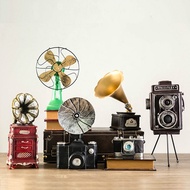 authentic Vintage Resin Decorative Phonograph Camera Radio Vintage Telephone Bar Decoration Home Cra