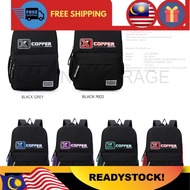 Beg Sekolah/ Malaysia seller X-Copper Beg Sekolah Galas Belakang Lelaki Perempuan Scholl Bag Travel Outdoor Unisex