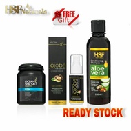 Hair care Softening Nutritional Conditioner HSF Set Rawatan Rambut Natural Serum Rambut Jojoba , Scrub Oceanic Seasalt d