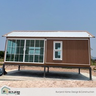 บ้านน็อคดาวน์ บ้านสำเร็จรูป ตู้สำนักงานสำเร็จรูป ตู้คอนเทนเนอร์