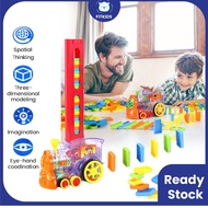 FITKIDS Domino Train Toy Set with Domino Blocks Automatic Battery Version