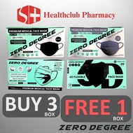 (BUY 3 FREE 1) ZERO DEGREE 4PLY MEDICAL FACE MASK 3PLY MASK DUCKBILL MASK 6D MASK (READY STOCK)