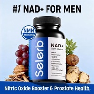 SelerbNAD+forMen–WithLiposomal-NAD+,CoQ10,L-Carnitine,L-Arginine,&Ashwagandha–Energy,Circulation&Sup