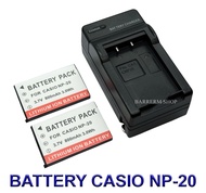 CNP-20 \ CNP20 \ NP20 แบตเตอรี่ \ แท่นชาร์จ \ แบตเตอรี่พร้อมแท่นชาร์จสำหรับกล้องคาสิโอ Battery \ Cha