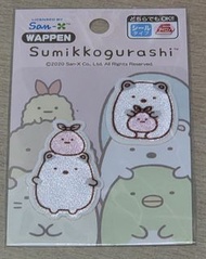 全新San-X Sumikkogurashi 角落生物白熊熨布貼