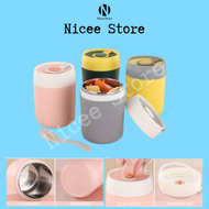 Termos Sup Mini Portable / Tempat Termos Sup Anti Tumpah / Mangkok Cangkir Termos Bubur Stainless