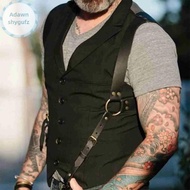 Adfz Men's Suspenders Belts Fashion Men's Suspenders Belts Suspenders Leather Straps SG