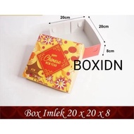 Chinese New Year Box 20x20 x8cm Chinese New Year Box Lapis Legit Chinese New Year Cake Box Sponge Box