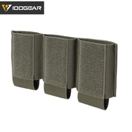IDOGEAR Tactical Inner Triple Mag Pouch For 556 Magazine Elastic Ferro Style DOPE Insert Mag Pouch 3