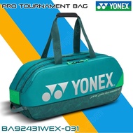 New Color! Yonex BA92431WEX Pro Tournament Badminton Bag Dark Green (BA92431WEX-031)