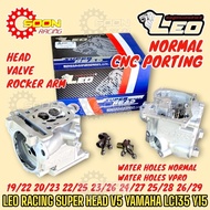 LEO LC Y15 SUPER HEAD V5 CNC 19/22 20/23 22/25 23/26 24/27 25/28 25/29 YAMAHA LC135 Y15ZR