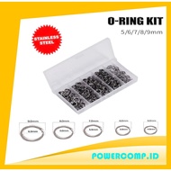 LUSHAZER 200Pcs 5-9 mm Double Jump Rings for Jewelry Making, Key Rings for Keychains, Stainless Stee