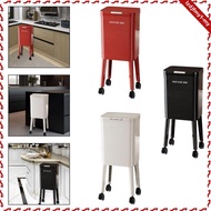 [leipupa] 15.5L Press Top Home Trash Bin Space Saving Large Capacity Accessory Multipurpose 12.2x9.4