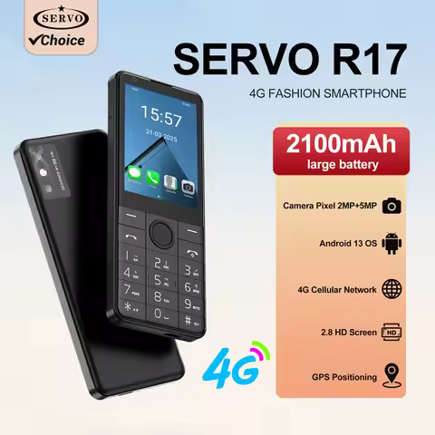 SERVO R17 Smart Mobile Phone Android 13.0 Google Play WhatsApp 3GB 64GB Dual Camera 2100mAh 2.8" HD
