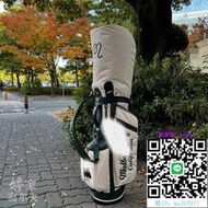 高爾夫球袋韓國MB高爾夫球包女新款標準支架包球桿包帆布防水高爾夫球包