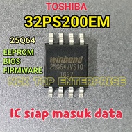 TOSHIBA 32PS200EM IC 25Q64 EEPROM / BIOS / FIRMWARE 32PS200 PE1101