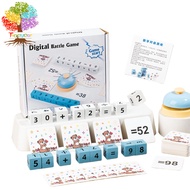 Wooden Number Calculation Blocks, Addition, Subtraction, Multiplication, Division CCalculation Toys,