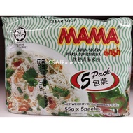 MAMA Bihun Clear Soup / Bihun Tomyam / Kuey Teow Clear Soup /Thai Instant Flat Noodles 55g x 5pack
