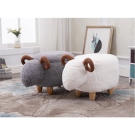 []  Sheep Animal Ottoman Stools Children's Stool Animal Shape Footrest Stool GJEQ