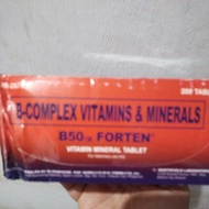 Fighting cock Vitamin B50 Forten Original Chicken Mineral Vitamin 200 tablets