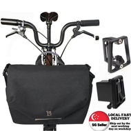 Bicycle Bag Front Block Messenger Laptop Carrier Foldies Brompton Pikes Paikesi 3sixty Cruis Java Tern Royale Mint Dahon