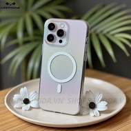 Keephone Fantasia Glitter Pattern Case Supports Magnetic Wireless Charging for Iphone 16 Pro Max / 1