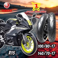 TAYAR MAXXIS R15 YAMAHA R15 STANDARD 110/70-17 & 140/70-17 MAXXIS VICTRA S98 TYRE MAXIS S98ST