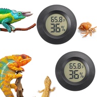 Reptile Thermometer and Humidity Gauge Digtal Terrarium Thermometer Circular Bearded Dragon Cage Acc