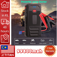 【Stock in KL】99800mAh Car Jumper Starter Power  Bank Jumper Kereta Emergency Supply Car Battery Charger jumper kereta power bank jumper kereta