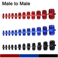 AN3 AN4 AN6 AN8 AN10 AN12 AN16 Male to Male Flare Oil Hose End Connector Union Adaptor Fuel Pipe Coo
