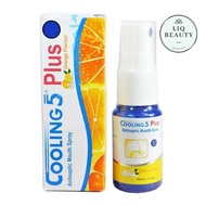 OBAT SAKIT GIGI SEMPROT COOLING 5 PLUS - Obat Semprot Antiseptik Pereda Sakit Tenggorokan, Sariawan,