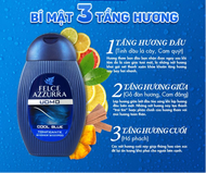 Sữa Tắm Gội Nam FELCE AZZURRA Hương Nước Hoa 2 In 1 Man Cổ Điển 250ml & 400ml