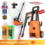 APACHE TurboSpray HM4411-PRO 110 Bar High Pressure Cleaner Water Jet Pump Sprayer Washer Car Wash Se