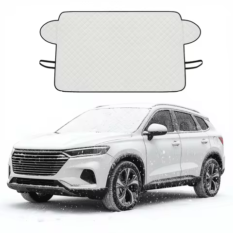 Universal Car Front Windshield Cover Winter Summer Sunshades Auto-mobile Anti-Snow Frost Ice Shield 