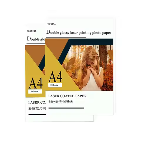 A4 157g Double-sided High Glossy Photo Paper Laser Printer Paper Coated Paper Flyer Magazine Busines