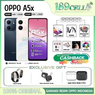 OPPO A5X RAM 4/128GB 6/128GB - SNAPDRAGON 6S 4G GEN1 MOBILE PLATFROM GARANSI RESMI OPPO INDONESIA