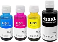 31 32XL Ink Compatible with HP 31 32 XL for Smart Tank 315 319 455 515 516 530 555 558 559 570 655 6
