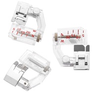 Adjustable Bias Tape Binding Foot Snap On Presser Foot for Brother Janome DIY Sewing Machine Accessories