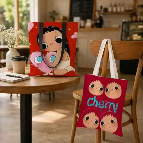 Brand C-Casetify Storage Bags Reusable Fashion Aesthetic Unique Shopping Bag Large Capacity Canvas T