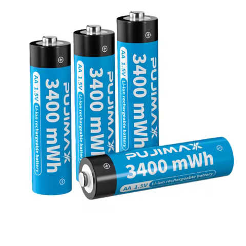 4-32PCS PUJIMAX New High Performance Rechargeable Lithium Battery AA1.5V Rechargeable Battery Camera