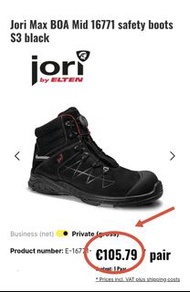 Jori Max BOA 安全鞋
