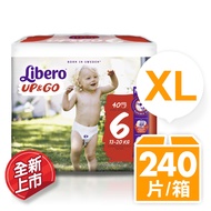 【麗貝樂】敢動褲6號-XL 超薄型 (40片x6包/箱)